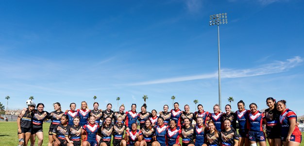 Roosters retain Vegas 9s title after late Baxter try