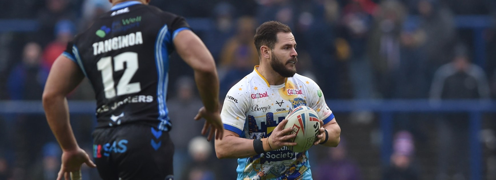 Aidan Sezer scored a try in his first appearance for Leeds on Boxing Day