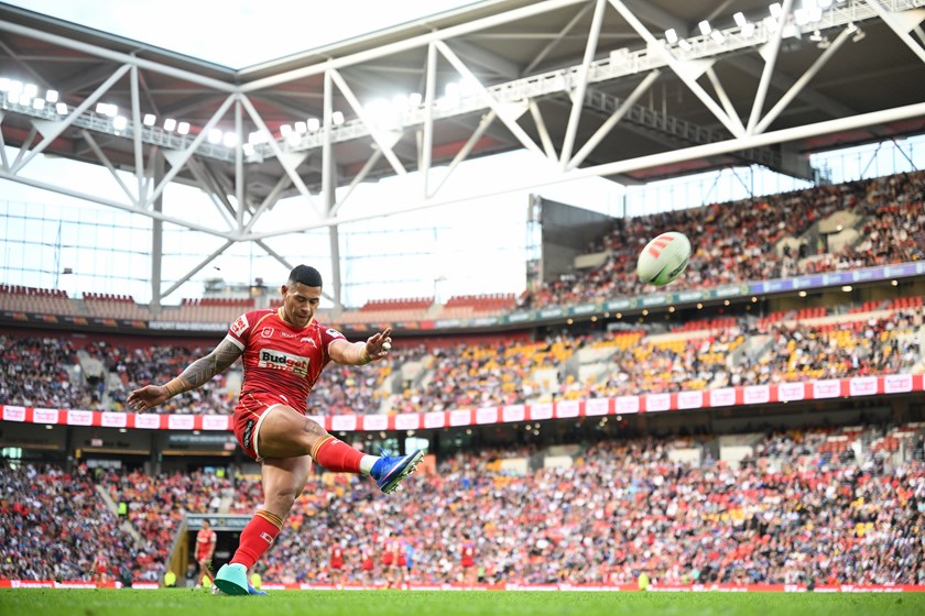 Jamayne Isaako lines up another conversion.