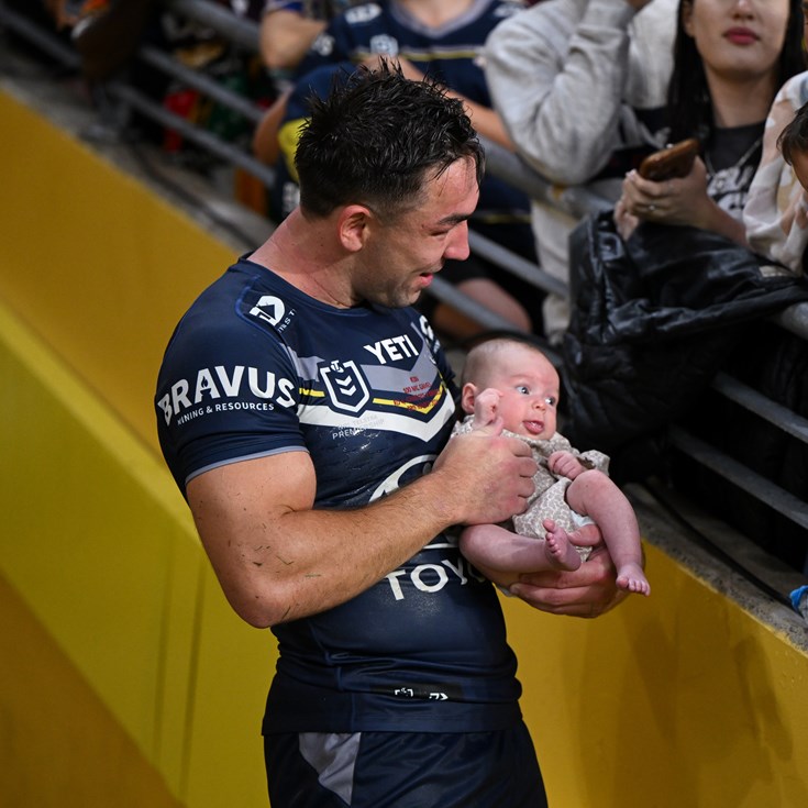 Robson flies full circle to soak up family time ahead of Game Two