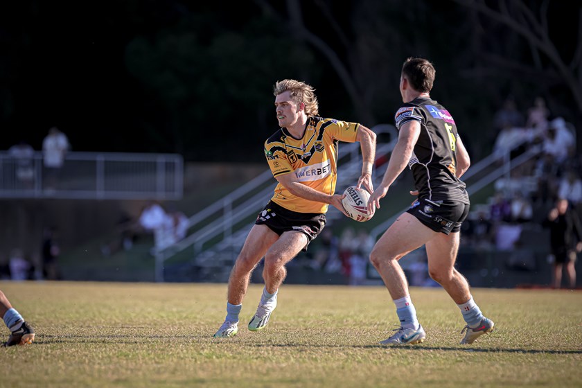 Ryan Papenhuyzen in action for Sunshine Coast Falcons against Tweed Seagulls in Round 22 of the Hostplus Cup.
