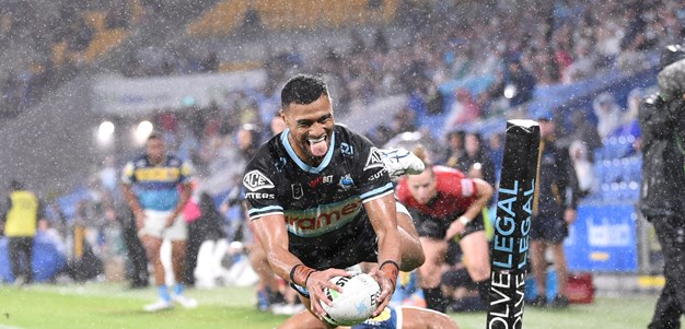 Sharks prove too strong for Titans in the wet
