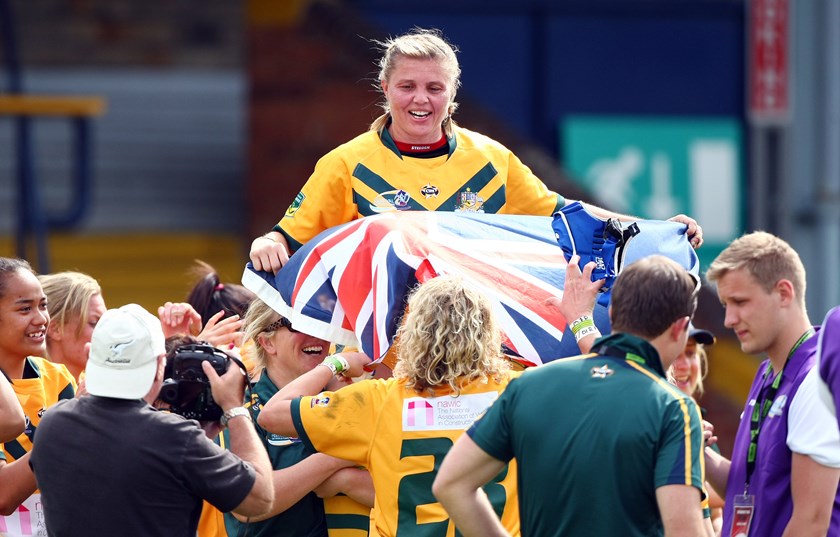 Karyn Murphy returned to lead the Jillaroos to a historic World Cup victory in 2013.