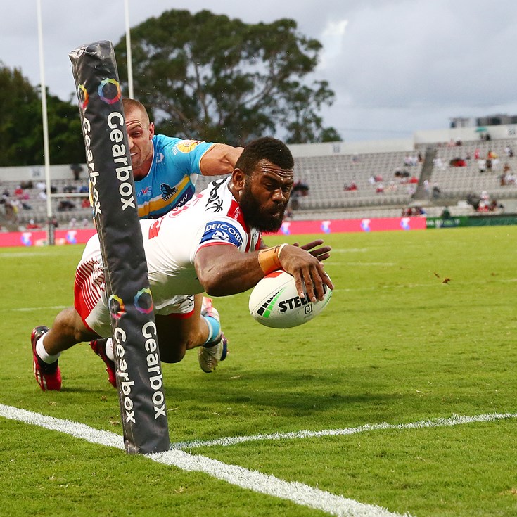 Red-hot Dragons prove too good for Titans