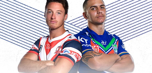 Roosters v Warriors: Crichton, Hutchison to start; Lodge ruled out