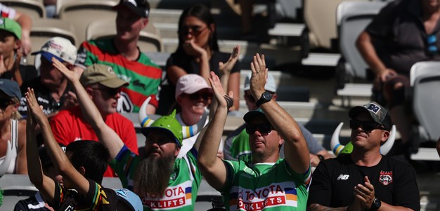 Super Saturday:  Roosters v Shark; Storm v Warriors; Raiders hang on