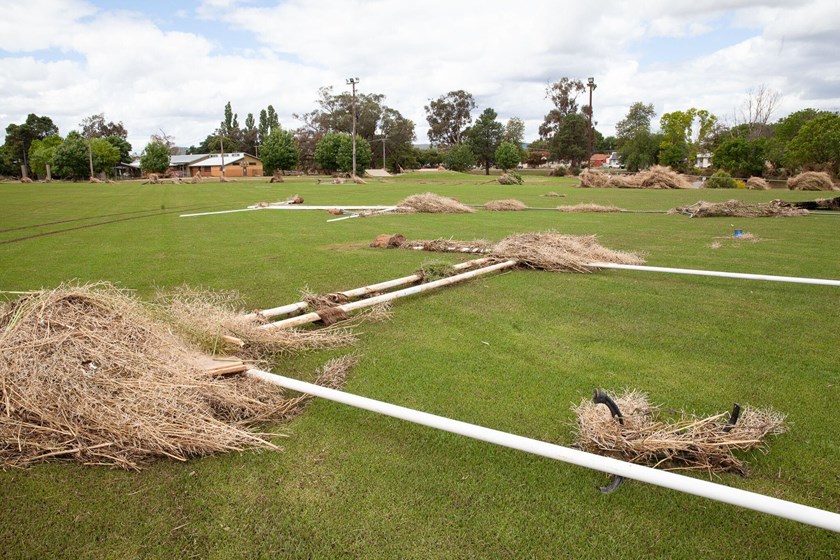 The football field in Eugowra.