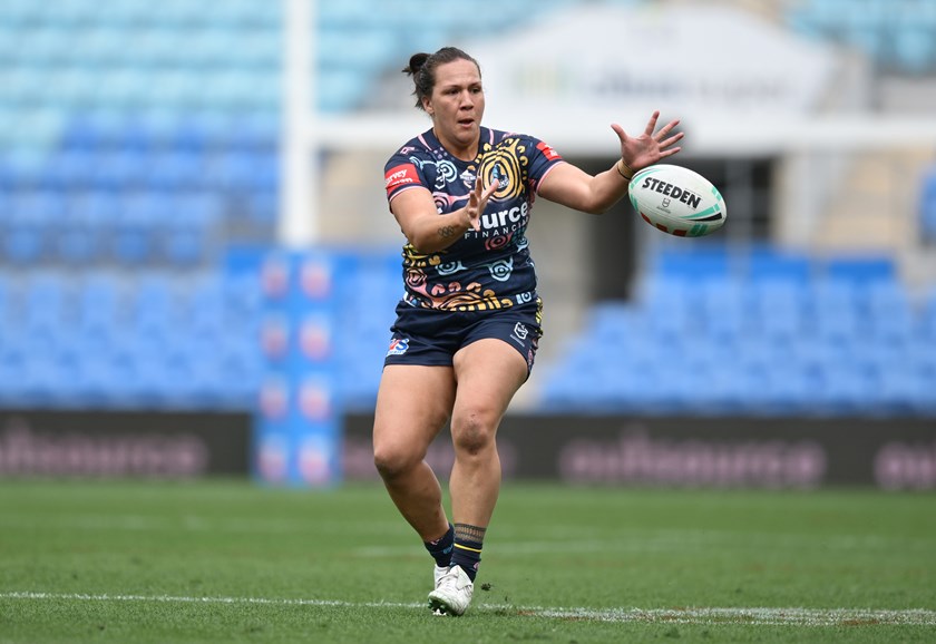 Evania Isa'ako in action for the Titans.