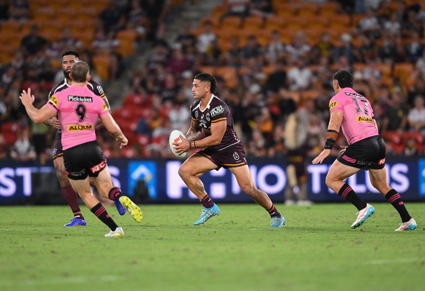 Aublix Tawha made his Broncos NRL debut in Round 1 against the Panthers.