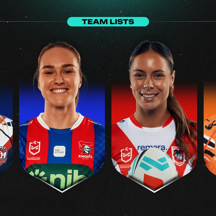 NRLW Team Lists: Round 1