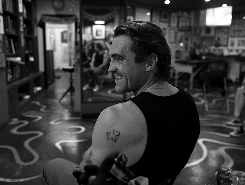Connor Watson at Thanks Tattoo in Darlinghurst