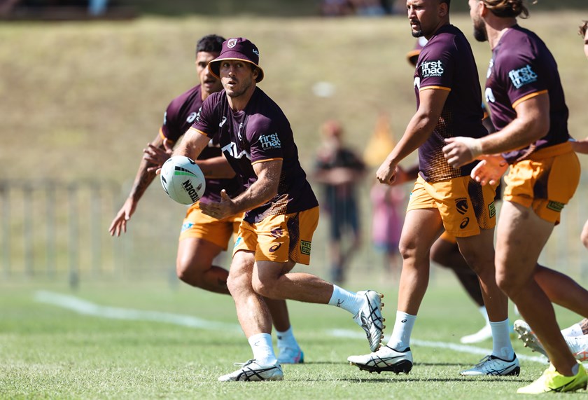 Ben Hunt at pre-season training.