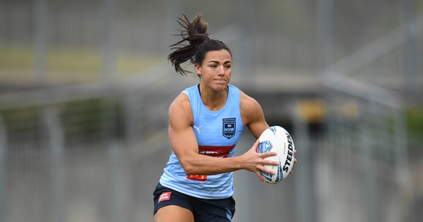 Women’s State of Origin, NSW Sky Blues, Queensland Maroons, Millie Boyle, Kezie Apps, injuries force Sky Blues to reshuffle forward pack
