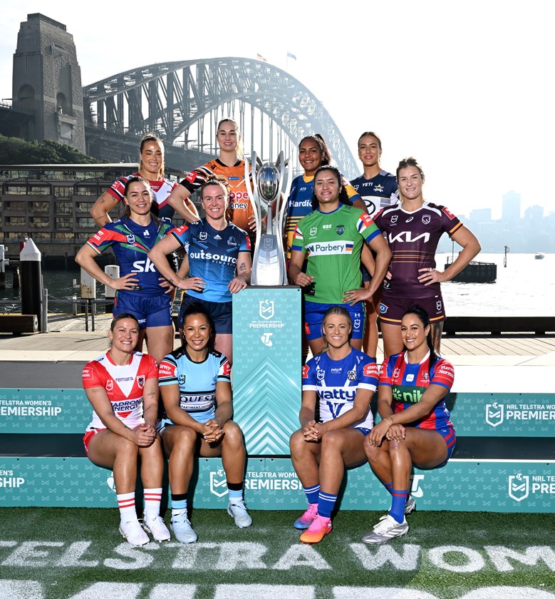 The game's biggest stars launched the 2026 NRLW season by Sydney Harbour on Monday morning. 