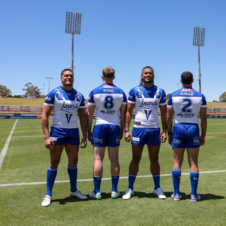 Bulldogs players to wear names on back of jerseys in Vegas initiative