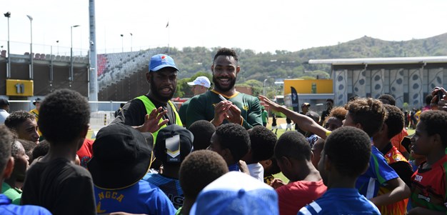 Prime Minister's XIII teams bring fun to young PNG fans