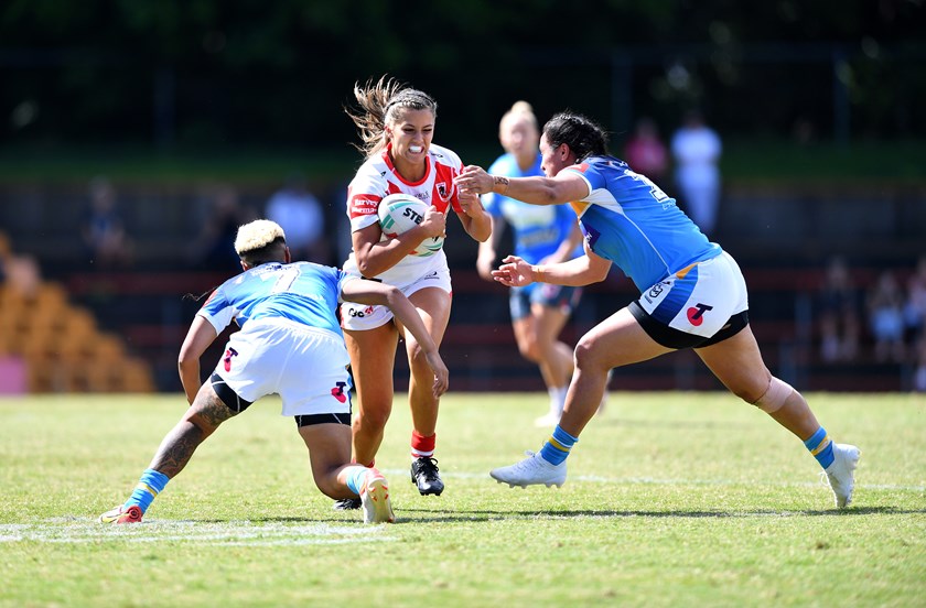 Shaylee Bent started her NRLW career with the Dragons.