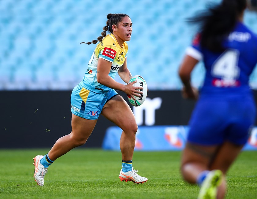Fanua Rimoni made her NRLW debut against the Bulldogs in Round 2.
