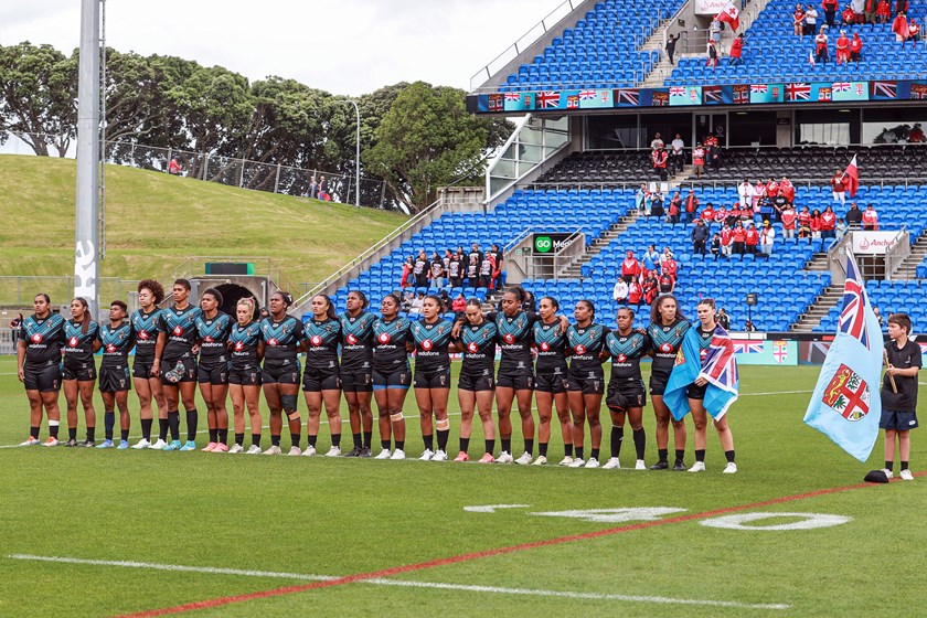 Lining up with the Fiji Bulikula last year.
