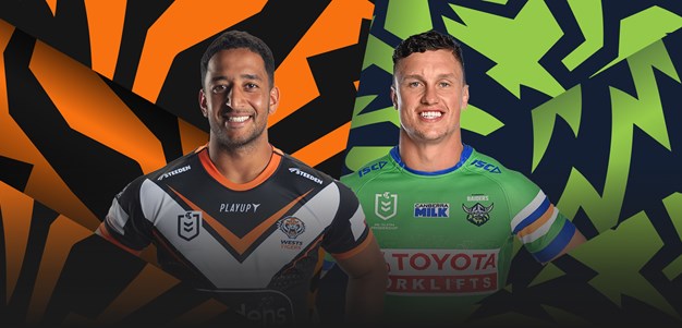 Wests Tigers v Raiders: Api to come from bench; Kris drops out