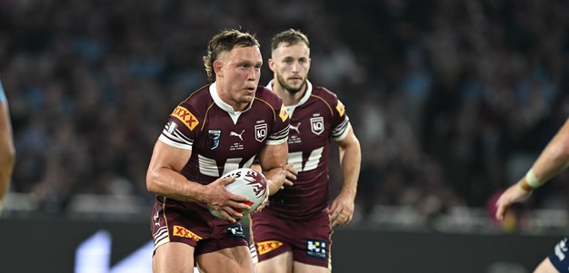Locked in: Cotter ready to roll for Maroons in the middle