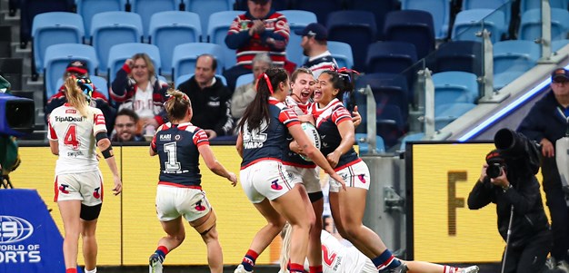 Roosters claim big NRLW win to open stadium in style