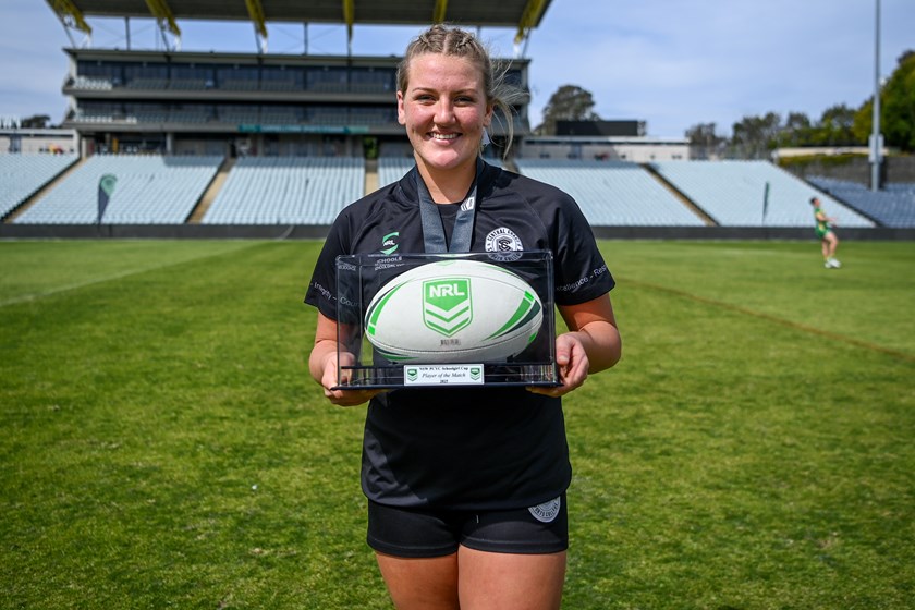 Central Coast Sports College captain Ellie Brander was named player of the match.