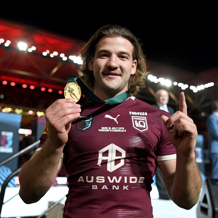 'I don't know what to say': Carrigan claims Wally Lewis medal