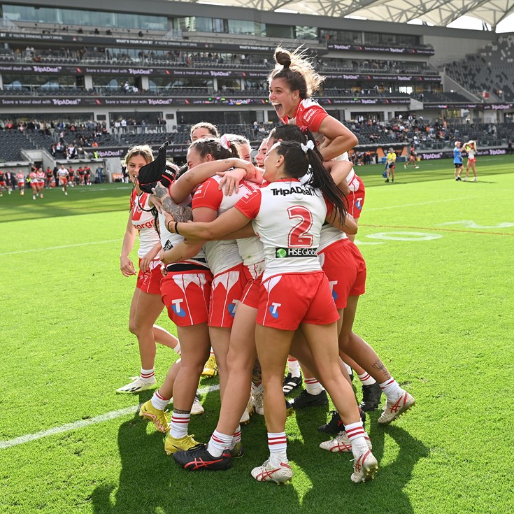 Dragons storm home to down Wests Tigers in NRLW thriller