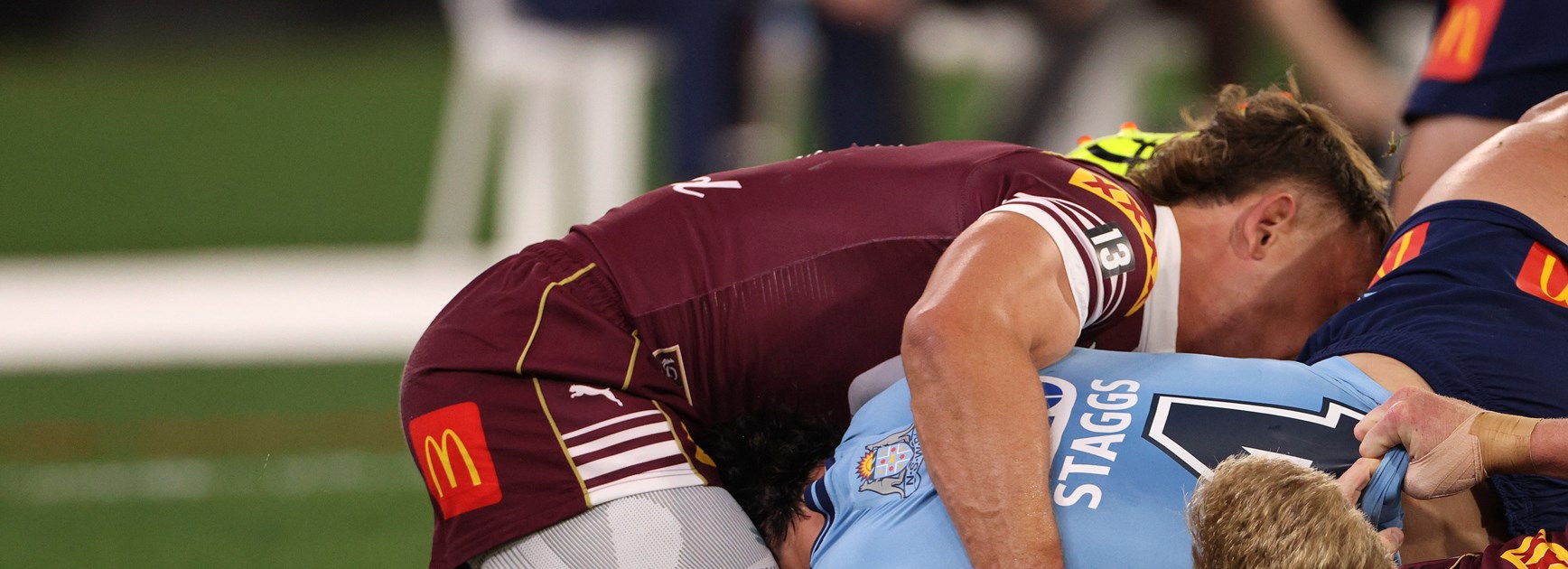 Origin Two: Blues stun Maroons to take early lead