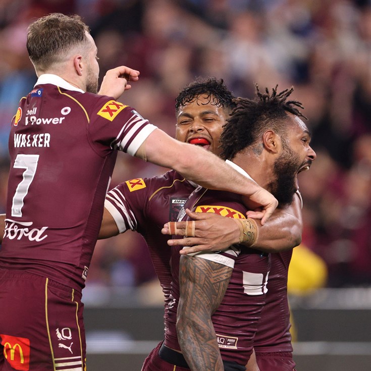 As it happened: Maroons storm home to level series before record crowd