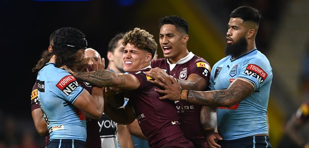 No bad blood, grudges or holding back: Luai, Walsh hold fire after Origin scuffle