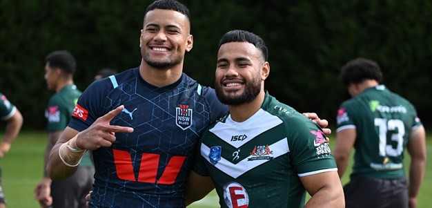'I'd love to whack him': Crichton brothers face off at Blues training