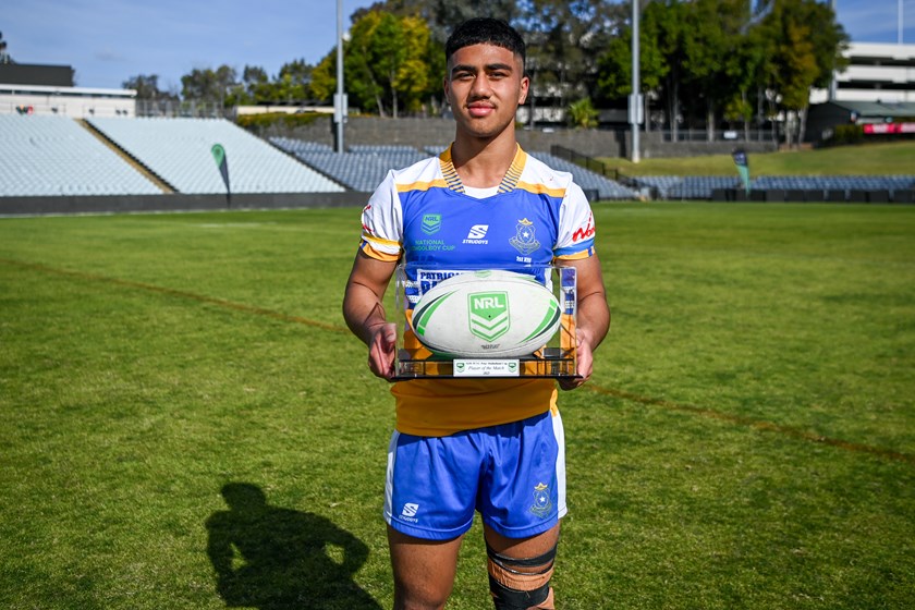 Halfback Jasais Ah Kee was named Player of the Match after Thursday's Peter Mulholland Cup final.