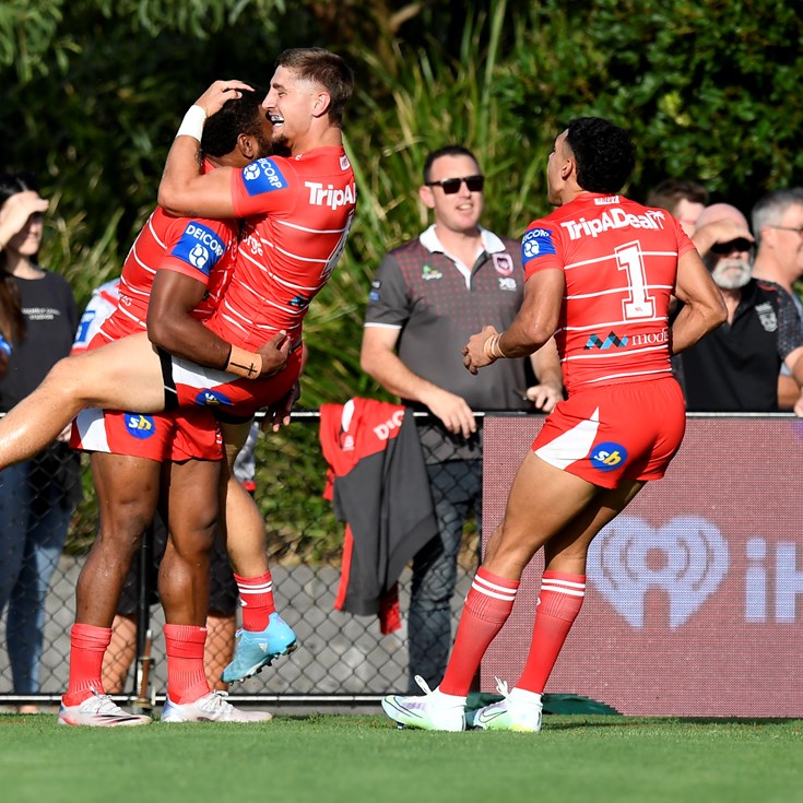 New look Dragons down Warriors in see-sawing battle