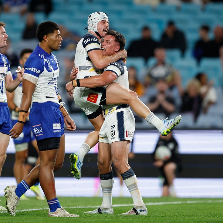 Friday night lights: Cowboys down Bulldogs; Dolphins v Storm