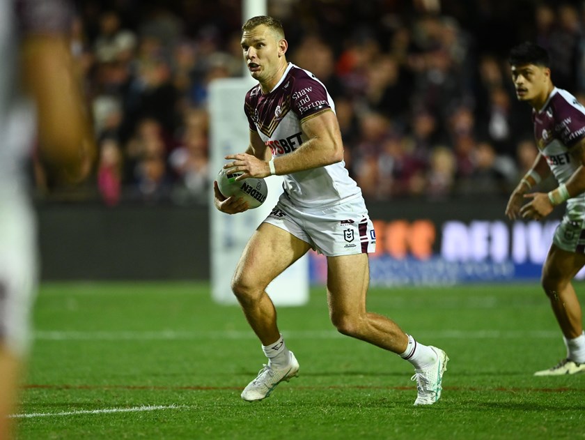 Tom Trbojevic has started the season in dominant form for Manly.