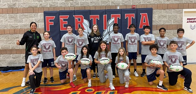 Vegas students embrace rugby league as NRL wraps up community visit