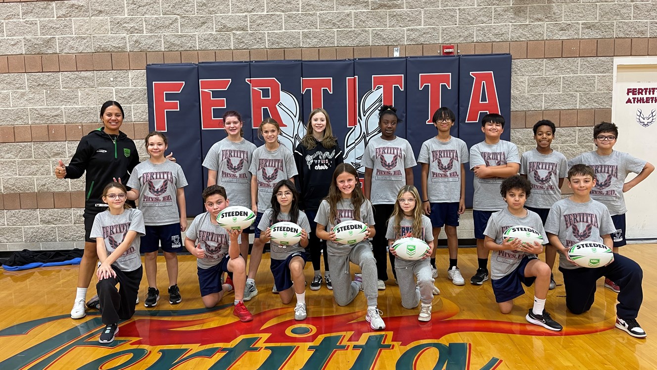 Vegas students embrace rugby league as NRL wraps up community visit