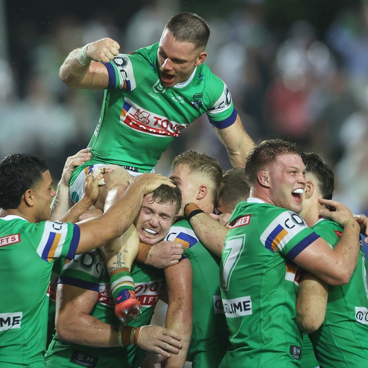 Raiders rookie steps up to snatch Golden Point win; Sharks thump Titans