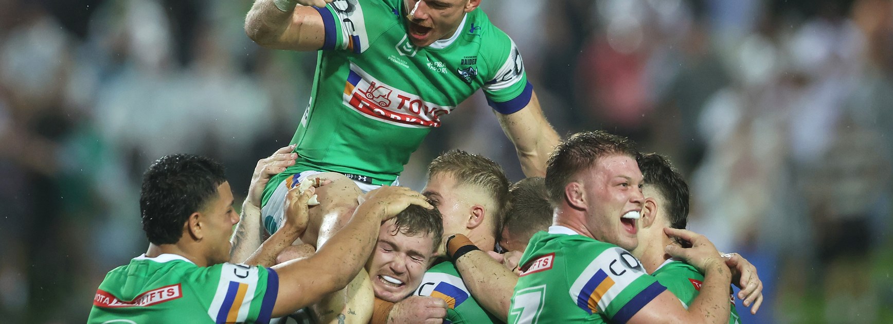 Raiders rookie steps up to snatch Golden Point win; Sharks thump Titans