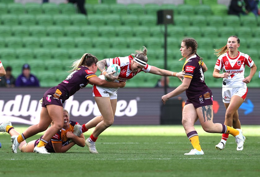 Holli Wheeler made the most tackles of any Dragons NRLW player in the 2022 season.