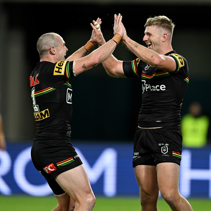 Panthers overcome slow start to run down Rabbitohs