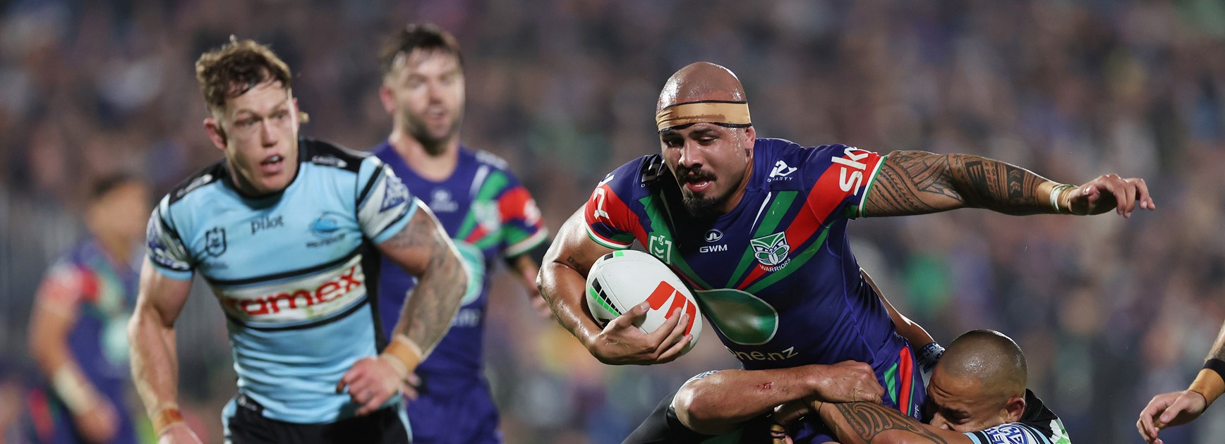 Super Saturday: Warriors v Sharks; Eels v Raiders