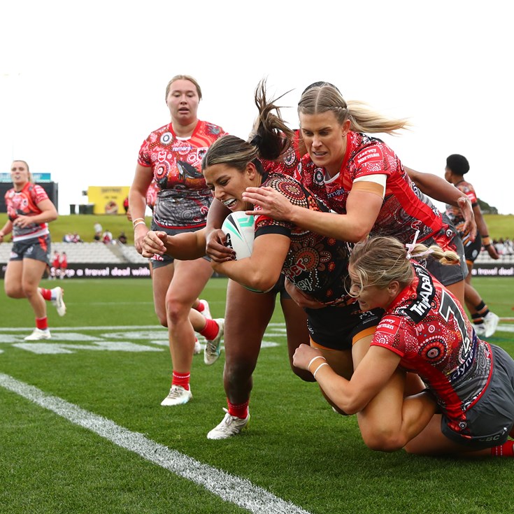 NRLW Sunday: Roosters v Eels; Tigers scrape home;Raiders cause upset