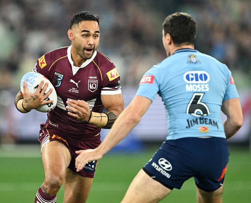Briton Nikora has made his Maroons debut this series.