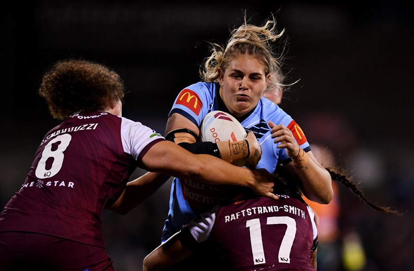 Johnston produced a superb performance for NSW in the 2022 Women's State of Origin.