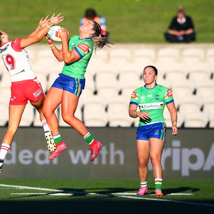 NRLW Super Saturday: Dragons v Raiders; Clinical Roosters down Titans; Broncos v Cowboys