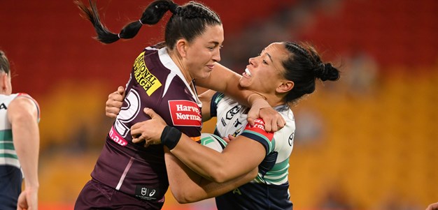 NRLW Super Saturday: Broncos v Cowboys; Raiders put Dragons to sword; Clinical Roosters down Titans
