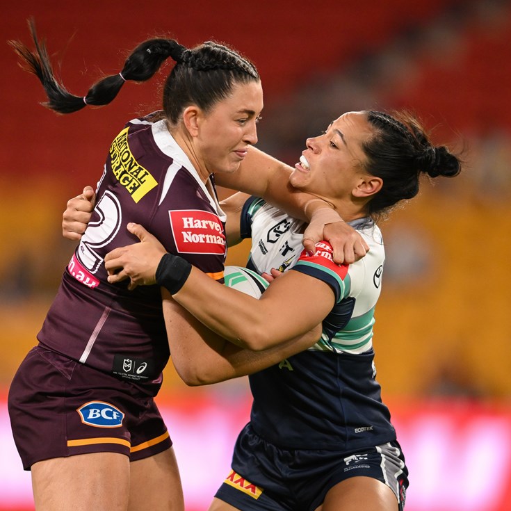 NRLW Super Saturday: Broncos v Cowboys; Raiders put Dragons to sword; Clinical Roosters down Titans